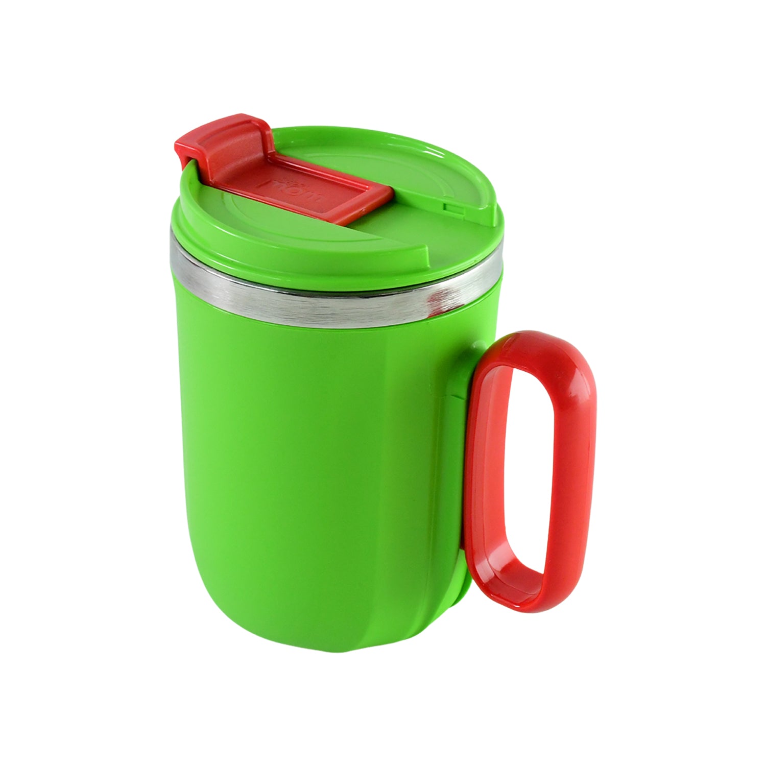 Wukusy Supermom Panda Ship mug with 400ml capacity, featuring a cute panda and ship design, on a white background.