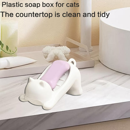 Wukusy cartoon animal shape soap dish holder in bright colors, designed for bathroom home improvement and organization.