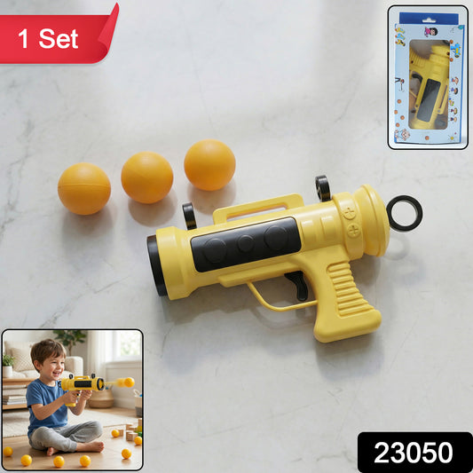 Wukusy Target Titan Ball Shooter Toy Gun set with colorful foam balls and toy gun for outdoor play and target practice.