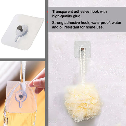 Wukusy multipurpose adhesive damage-free photo frame wall hook mounted on a wall, ideal for home and kitchen use.