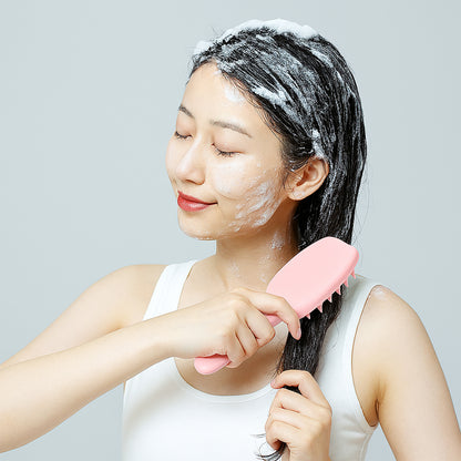 Wukusy multipurpose silicone scalp massager shampoo brush for scalp cleansing and relaxation in health and beauty routines