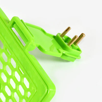 Wukusy multi-purpose wall holder stand for mobile charging, fits in socket, hangs devices, in mixed colors, single piece.