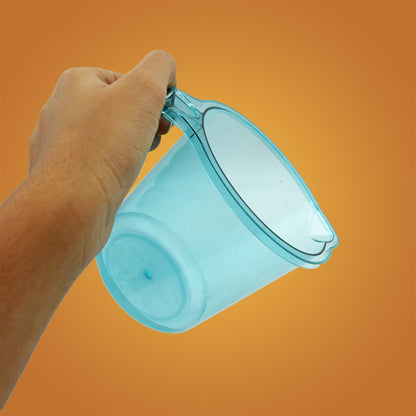 Wukusy 4240 bathroom accessories plastic mug for organization, high-quality mixed color PP material, ideal for bathroom storage