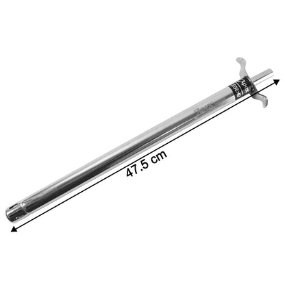 Wukusy extra-long stainless steel gas stove lighter, 1.5 feet, with ergonomic handle and metal ignition tip for safe lighting.
