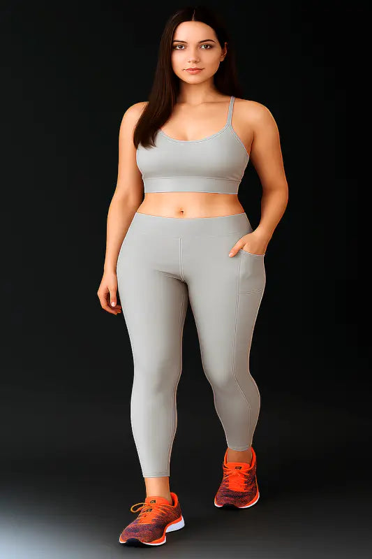Ekom women's breathable and stretchable yoga tights, activewear leggings for girls and women, suitable for gym and yoga sessions.