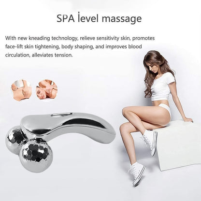 Wukusy 8358 360-degree facial roller for lifting and skin tightening, enhancing blood circulation and reducing puffiness.
