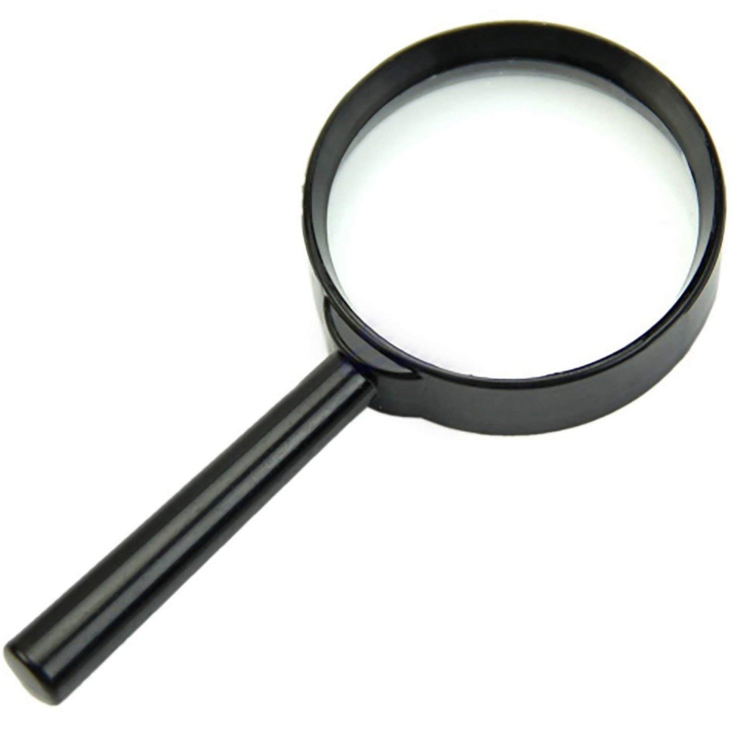 Wukusy 50mm glass magnifying lens for reading, double-sided, break-proof, office use, designed to protect eyes.