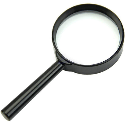Wukusy 50mm glass magnifying lens for reading, double-sided, break-proof, office use, designed to protect eyes.