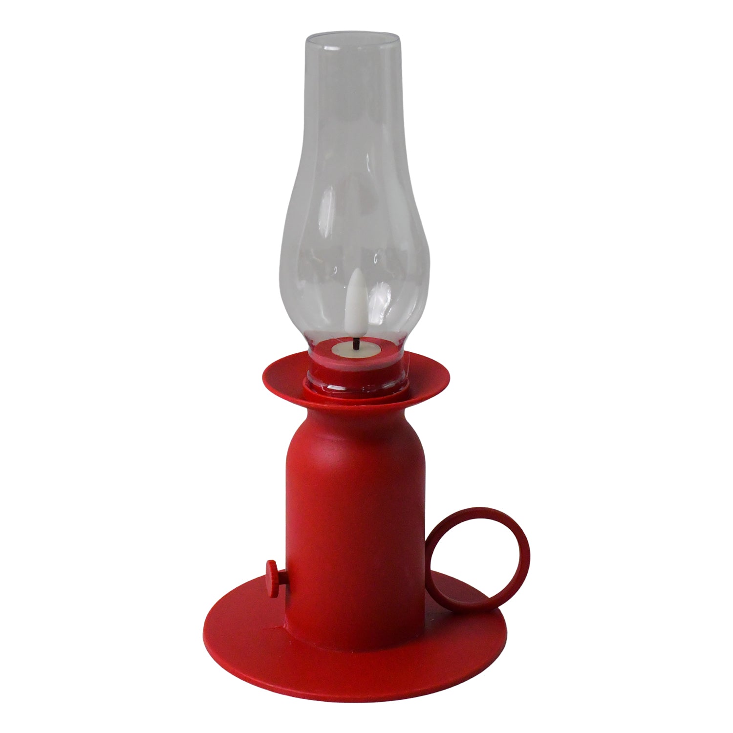 Wukusy vintage plastic candle light LED lamp, single decorative lamp with warm glow and classic design, ideal for cozy ambiance.