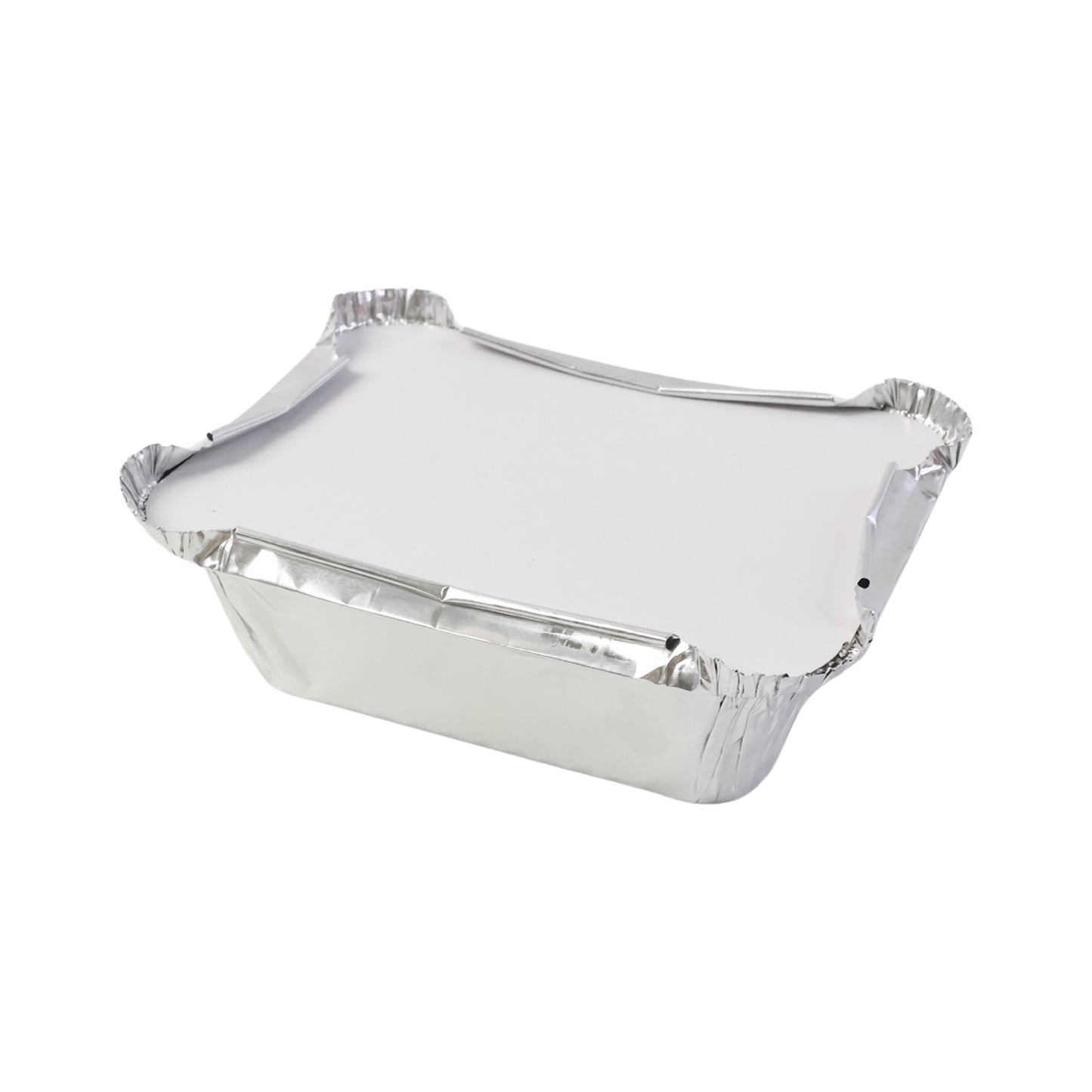 Set of 25 Wukusy disposable aluminium food containers with lids, 250 ml capacity, ideal for home and kitchen use.