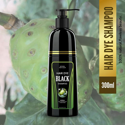 Drpshippr Radiant Locks Natural Hair Color Shampoo 300ml bottle with sleek packaging and label for vibrant hair care.