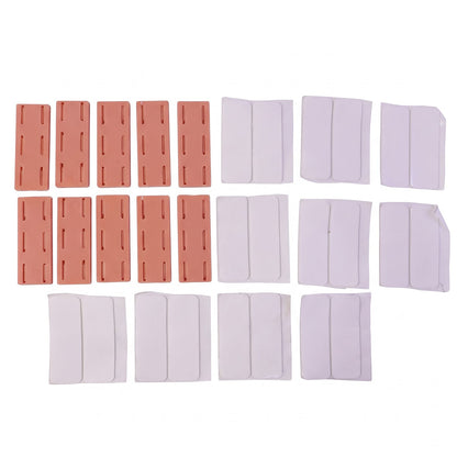Plastic Insert Plate Retainer Clips For Power Strip Wall Mount Use (10 Pieces)