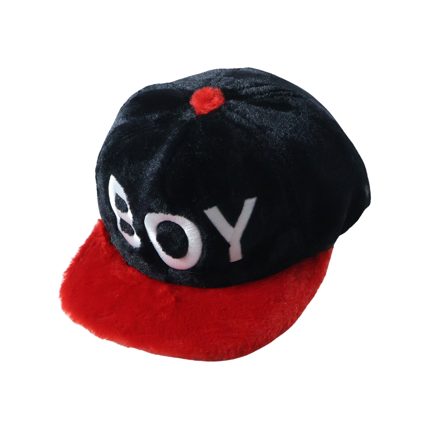 Wukusy boys' printed fashion cap featuring colorful patterns, designed for trendy kids, shown on a young boy in the image.