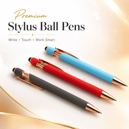 Wukusy mix color ballpoint pen with smooth writing tip, ideal for school, office, and home use, shown with vibrant ink colors