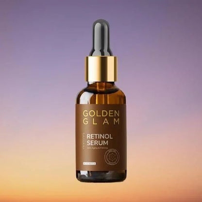 Drpshippr Retinol Anti-Ageing Face Serum with glycolic, brightening formula, minimizes spots, and reveals even skin tone in 30ml bottle.