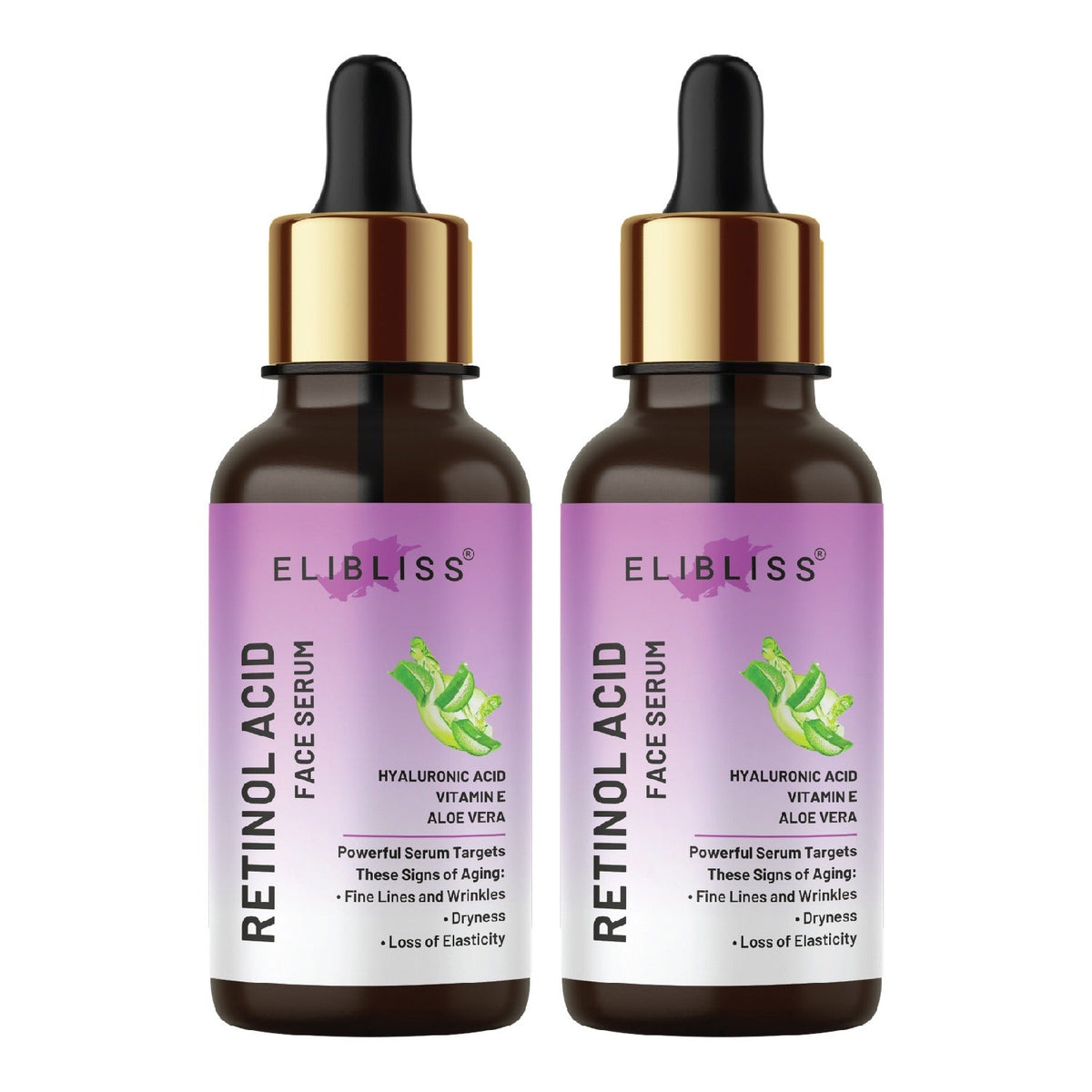 Drpshippr Retinol Face Serum and Anti-Aging Cream reducing fine lines and wrinkles, for younger-looking skin, pack of 2.