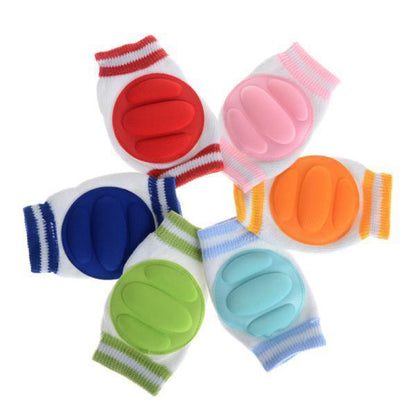 Wukusy kids knee protector in bright colors with adjustable straps, designed to protect children's knees during activities
