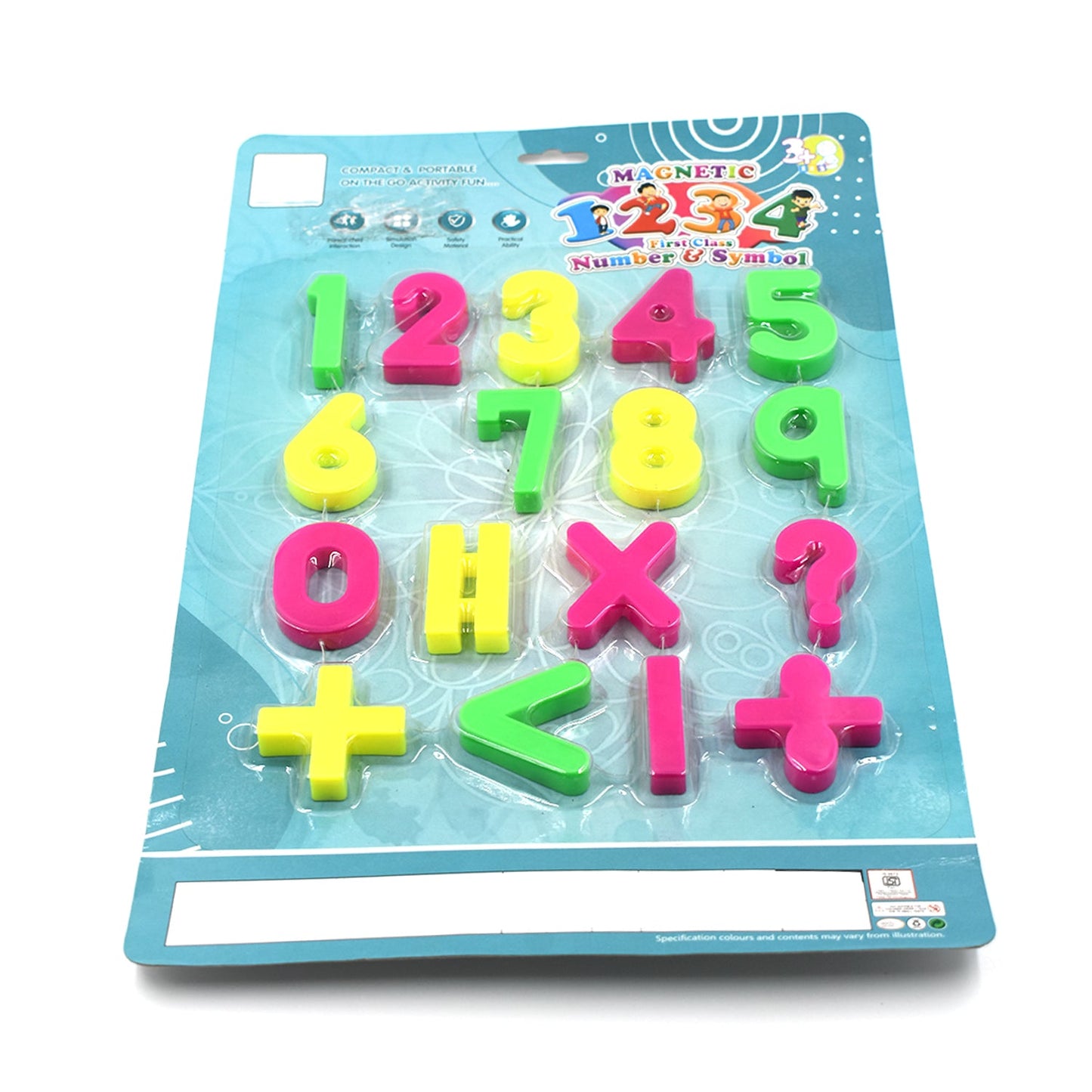 Wukusy 1942 At42 magnetic number and symbol baby toy for kids and babies, colorful educational play toy for learning and fun.