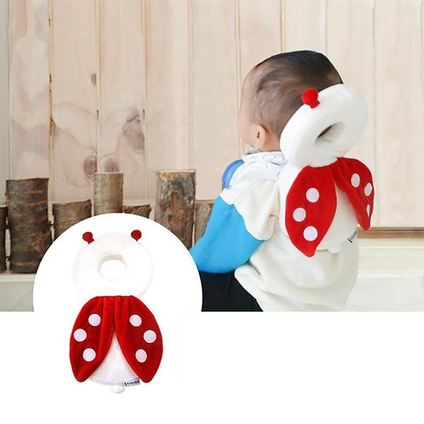 Wukusy baby head protector safety pad for toddlers, soft foam cushion with adjustable straps for head protection.