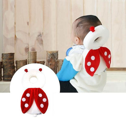 Wukusy baby head protector safety pad for toddlers, soft foam cushion with adjustable straps for head protection.