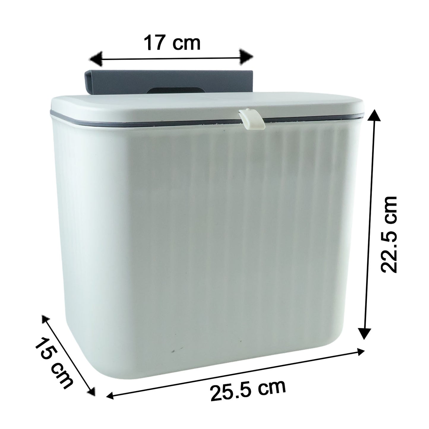 Wukusy stylish plastic kitchen dustbin, 1-piece, with a sleek design suitable for modern kitchen waste disposal.