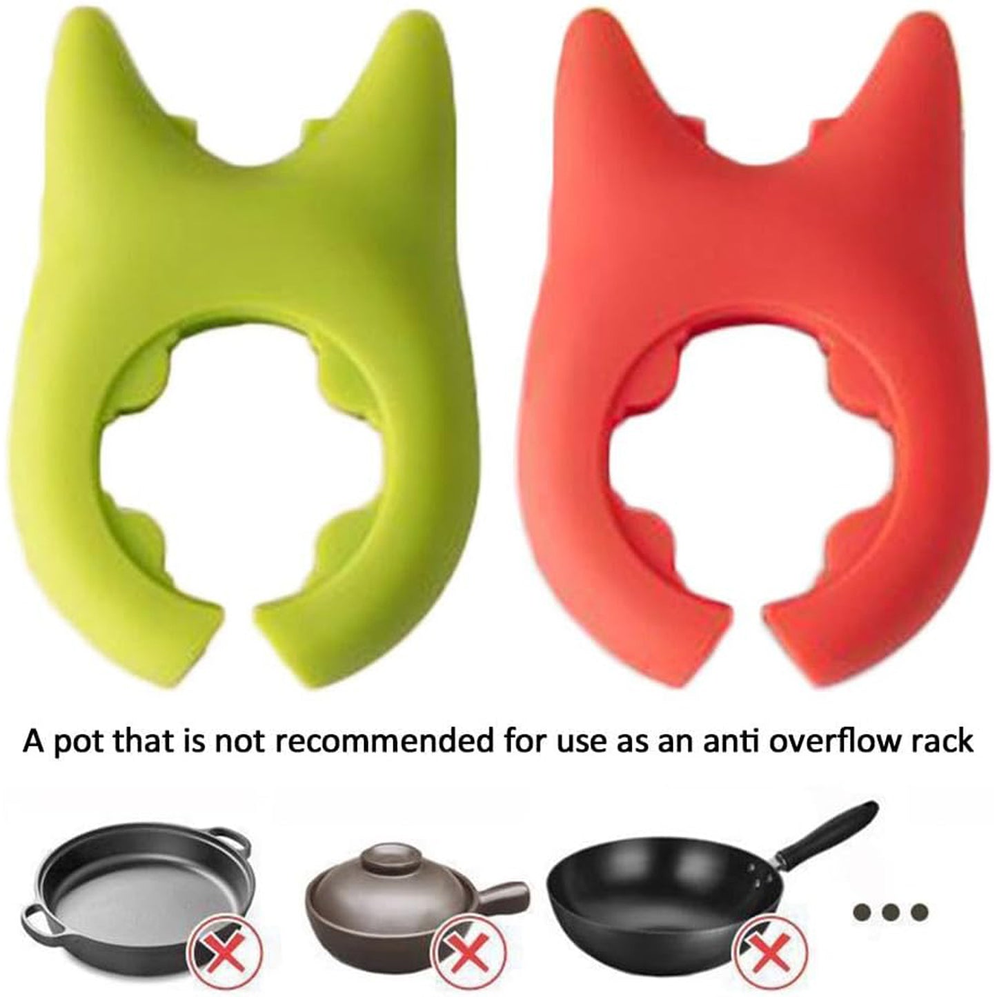 Wukusy plastic pot holder for kitchen, durable and heat-resistant, designed to safely handle hot pots and pans.