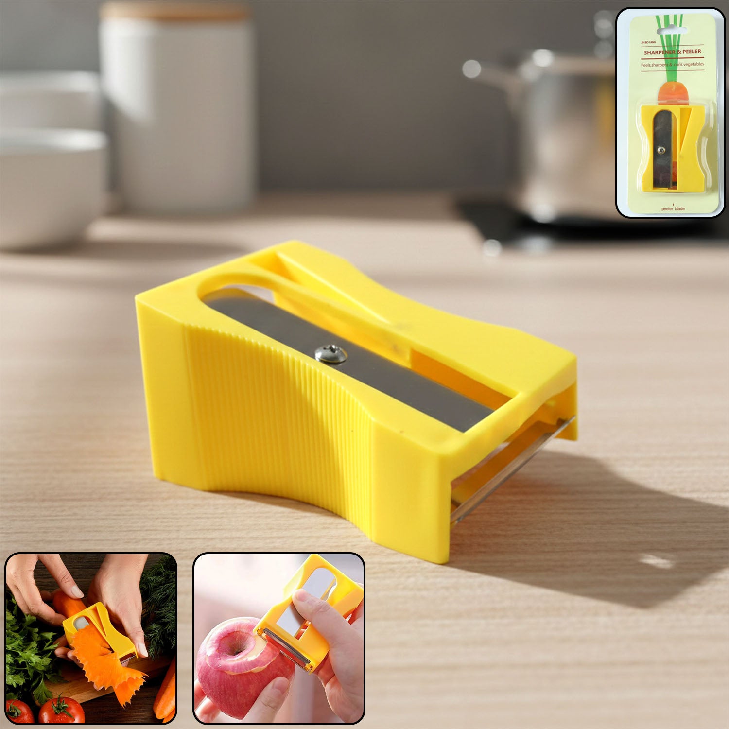 Multipurpose Vegetable Sharpener  Peeler Tool (1 Pc)