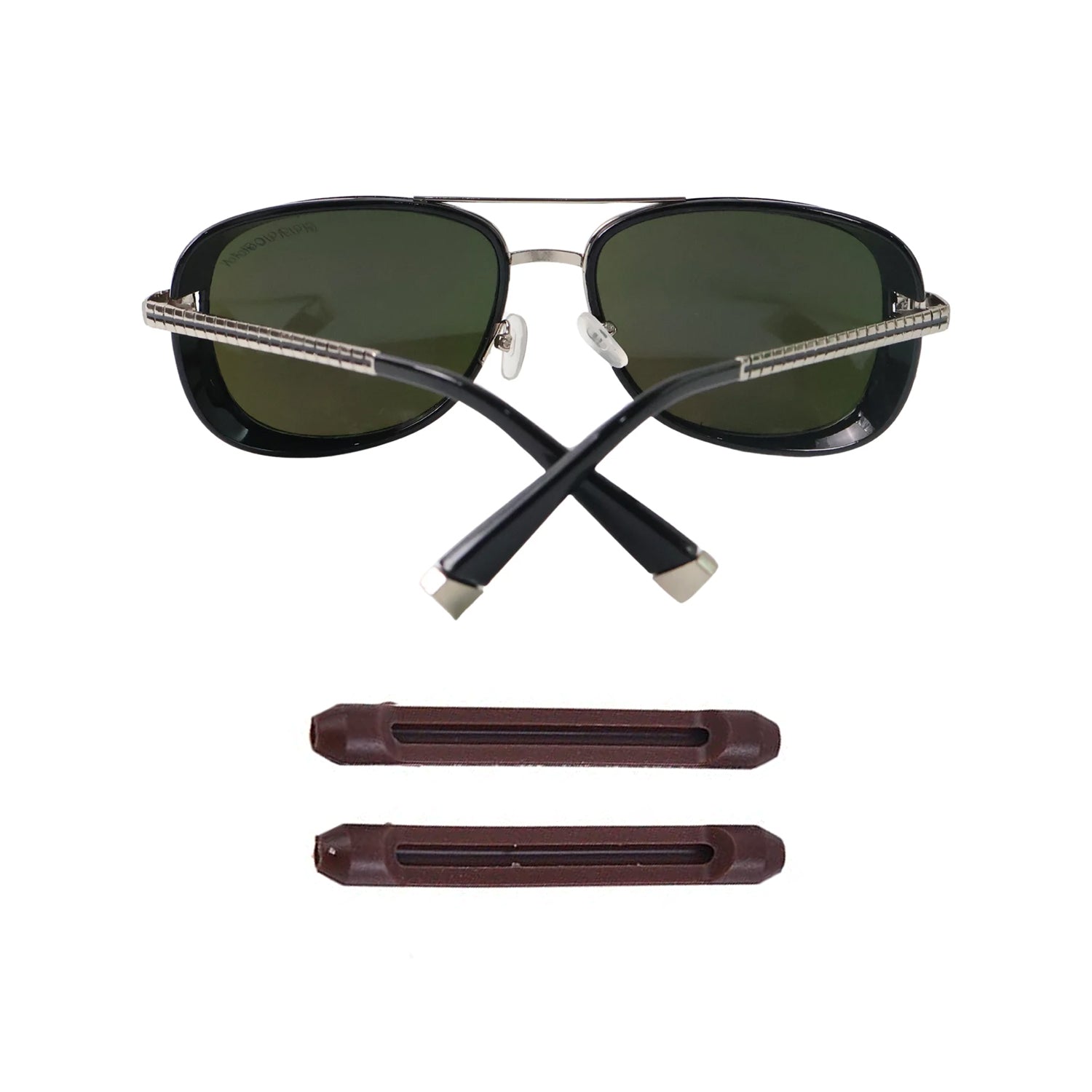 Wukusy travel sunglasses protection kit with cleaning cloth and case, designed to keep sunglasses safe and clean during travel.