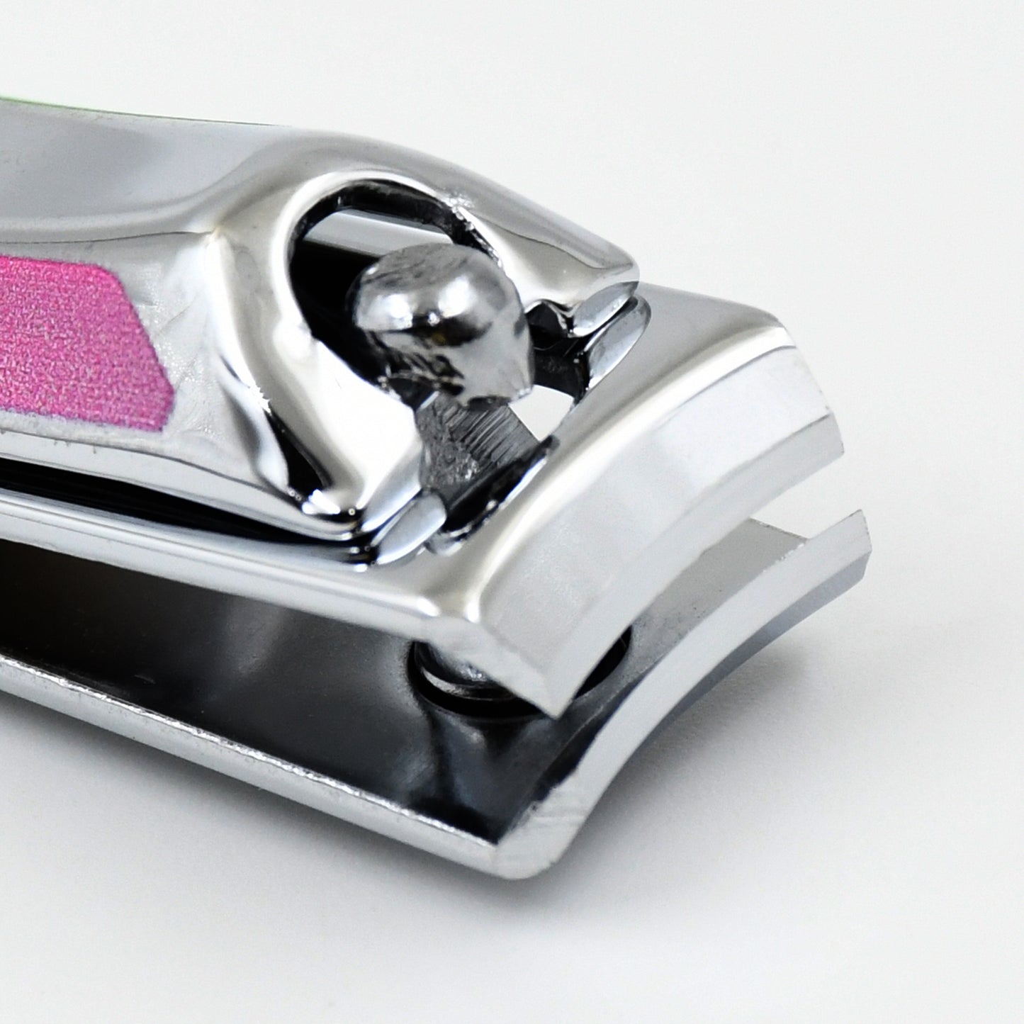 Wukusy stainless steel folding large nail clippers with built-in nail file, portable and durable for personal grooming.