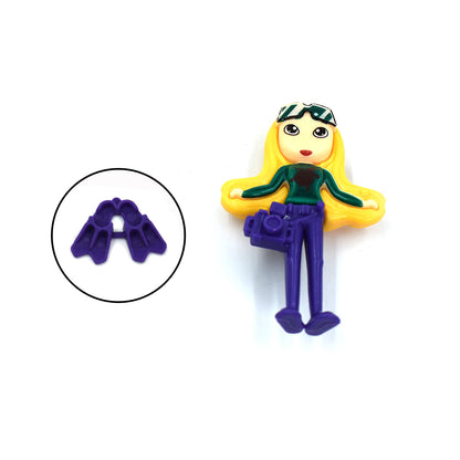 Colorful mermaid dolls toy set with 30 pieces by Wukusy, featuring vibrant Jalapari mermaid figures for children.