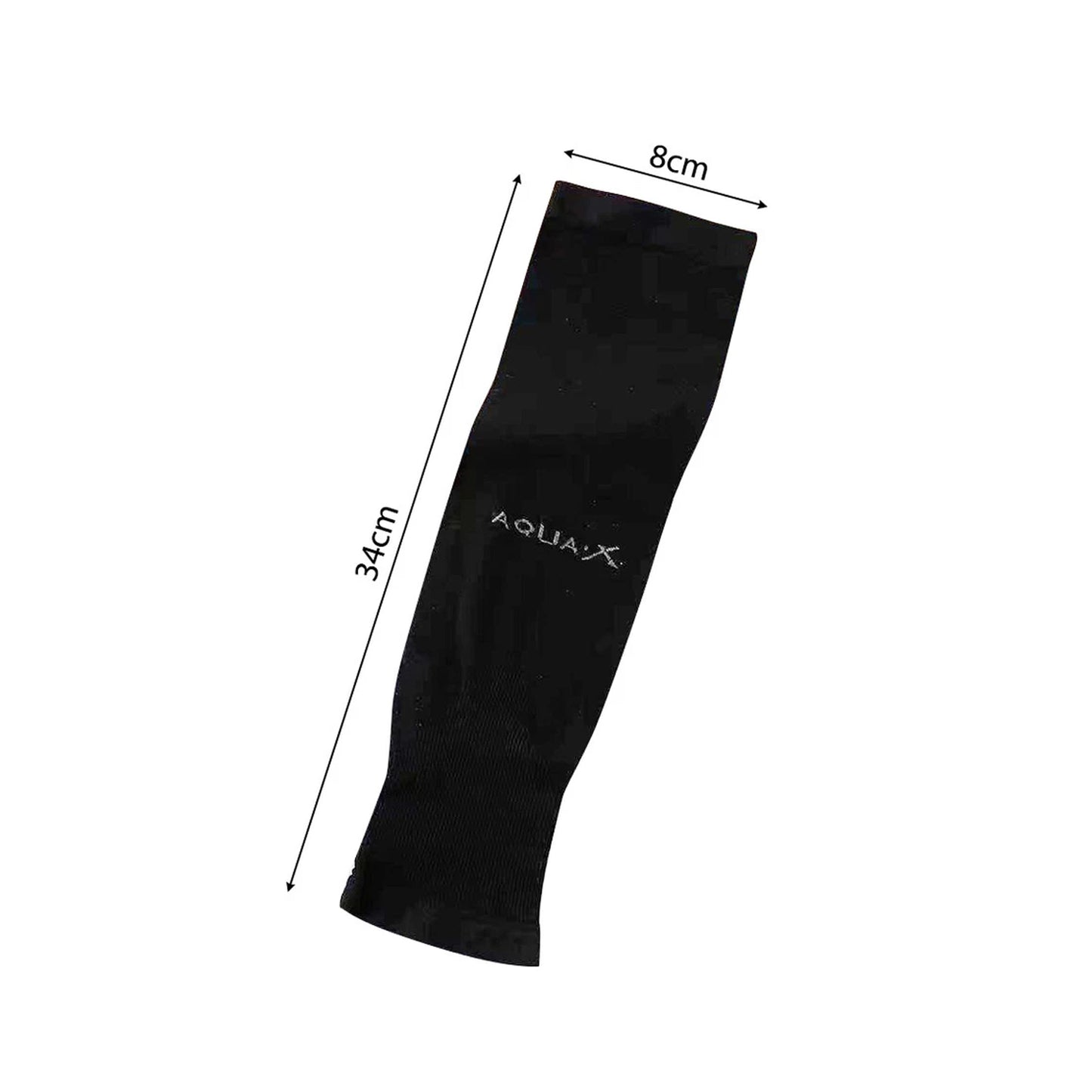 Pair of Wukusy stretchable elbow support compression sleeves showing flexible fabric and snug fit for joint support.