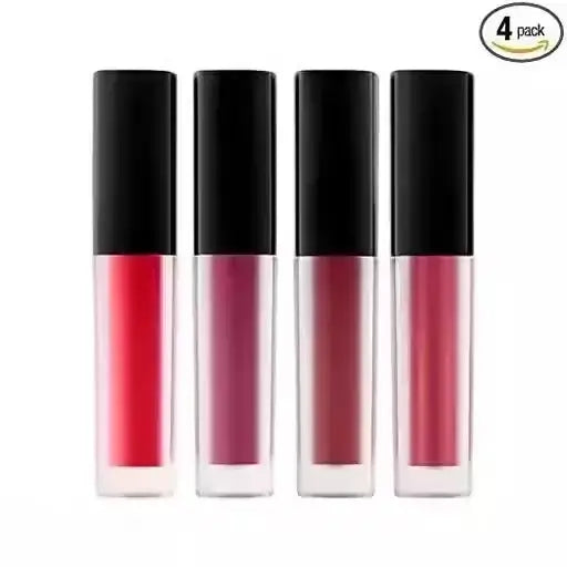 Ekom all beauty red edition hair straightener, mini lipstick, and 36h eyeliner set displayed on a white background