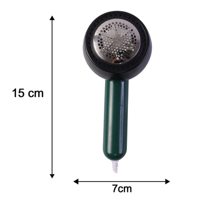 Wukusy electric lint remover with brush, handheld device for removing lint and fuzz from clothing and fabric surfaces.