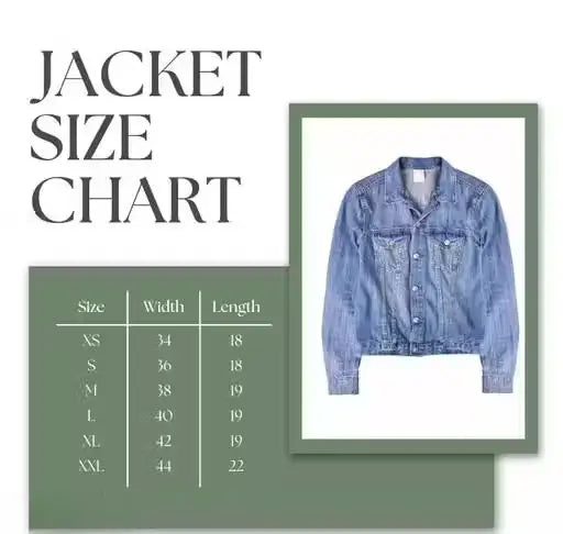 Women’s printed denim jacket by Ekom featuring casual style and colorful floral print, casual outerwear for women.