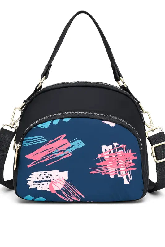 Stylish women's sling bag with handcuff design, casual crossbody style, lightweight side bag, Korean-inspired fashion accessory.