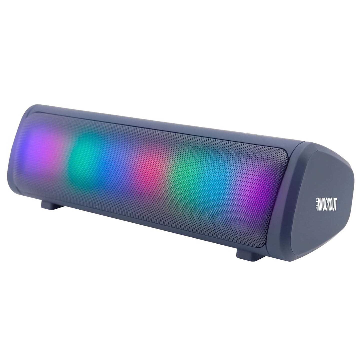 Seasons Zebronics Zeb-Knockout Bluetooth speaker with call and TWS functions, blue mono channel, Bluetooth v5.3.