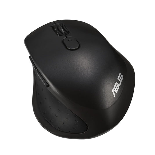 Seasons ASUS MW203 wireless optical mouse with ergonomic design, silent clicks, Bluetooth, adjustable up to 2400 dpi in black color