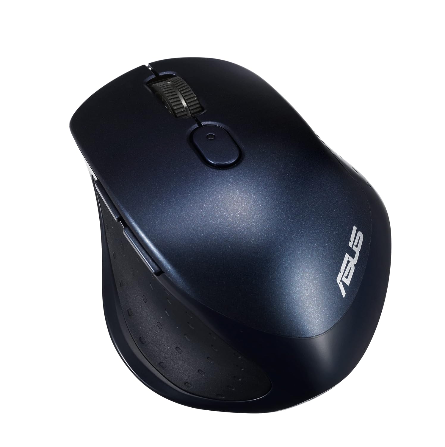 Seasons ASUS MW203 wireless optical mouse in blue with ergonomic design, silent clicks, adjustable up to 2400 dpi, Bluetooth connectivity