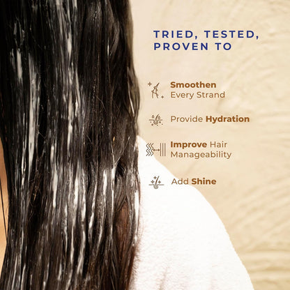 Wukusy Hair Repairing Conditioner sachet, 20ml, featuring a sleek design and product label for nourishing hair treatment.