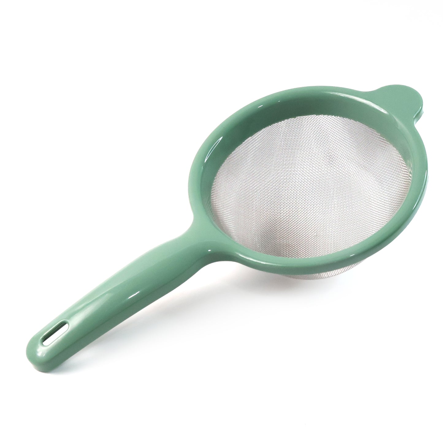 Wukusy Apex large kitchen strainer with stainless steel mesh for draining pasta, vegetables, and more in home and kitchen use.