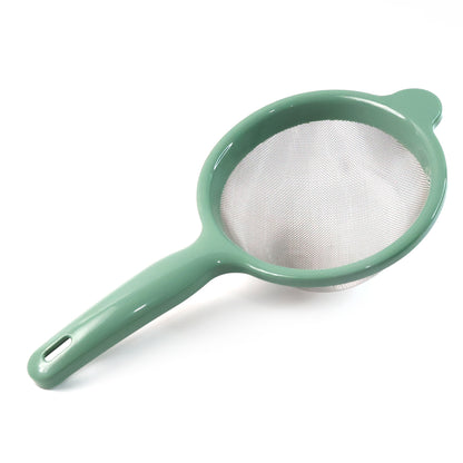 Wukusy Apex large kitchen strainer with stainless steel mesh for draining pasta, vegetables, and more in home and kitchen use.