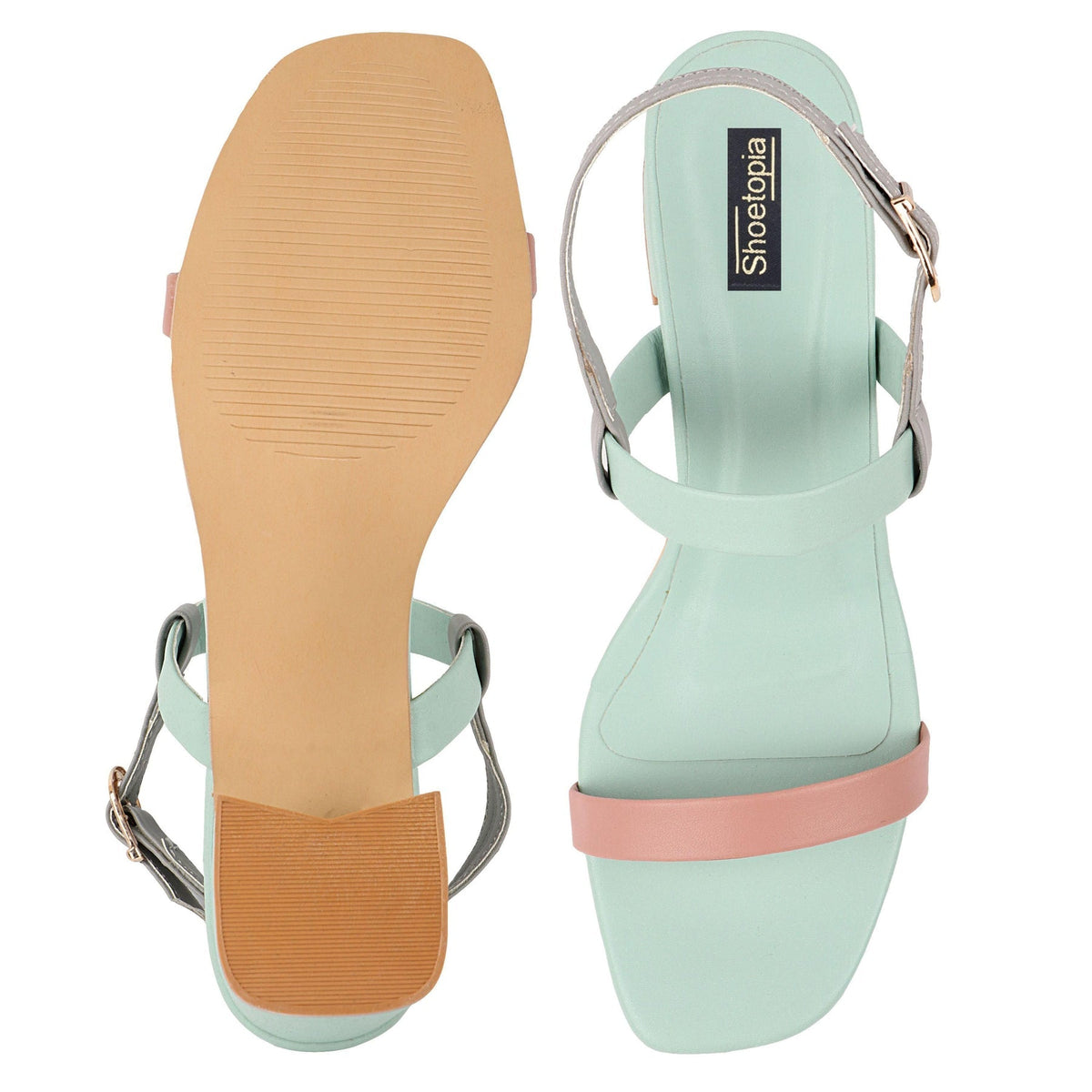 Drpshippr women's slip-on block heels from SHOETOPIA Women's Collection, stylish and comfortable footwear for women.