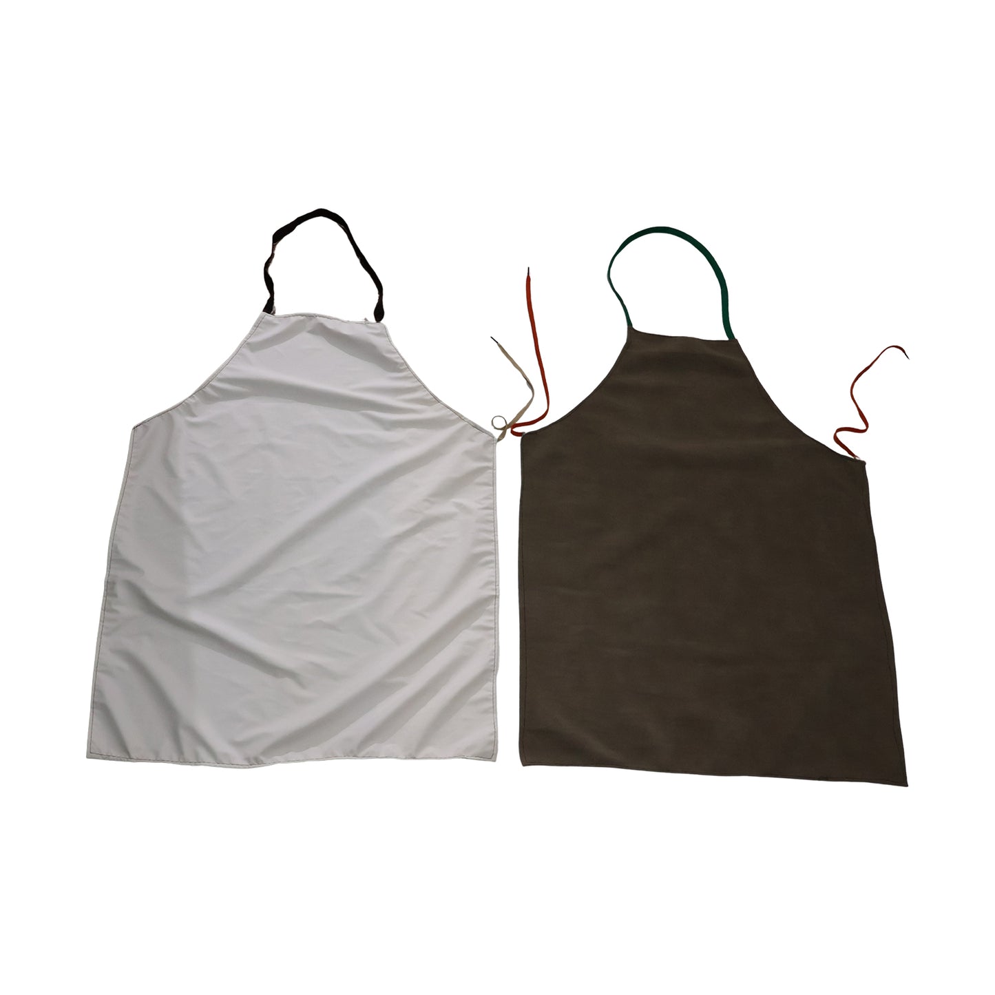 Wukusy waterproof kitchen apron with adjustable straps and pockets, ideal for cooking and baking protection.
