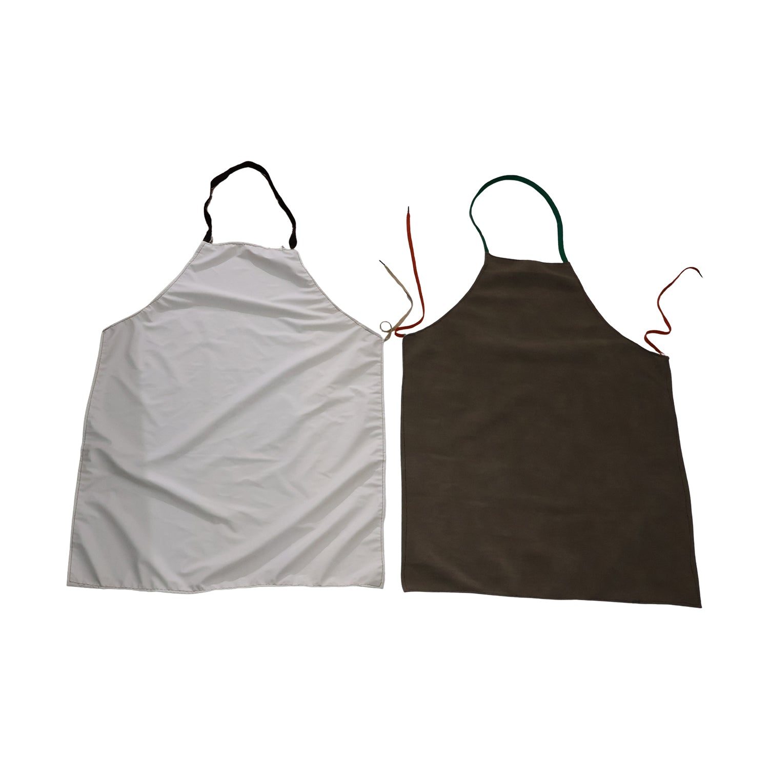 Wukusy waterproof kitchen apron with adjustable straps and pockets, ideal for cooking and baking protection.