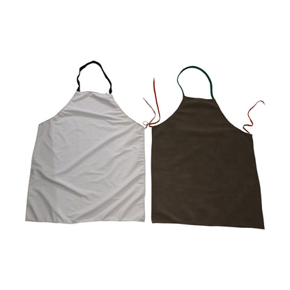 Wukusy waterproof kitchen apron with adjustable straps and pockets, ideal for cooking and baking protection.