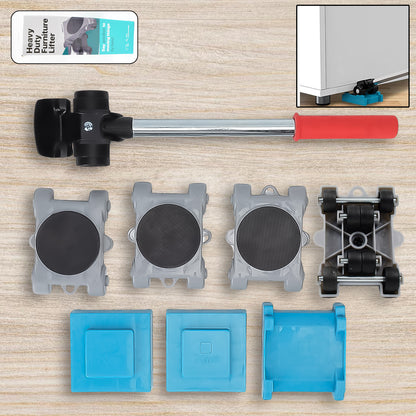 Wukusy furniture lifter tool set with eight durable dollies and lifters for home furniture moving and home improvement projects.