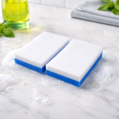 Dual Layer Cleaning Sponge Eraser Pads (2 Pc)