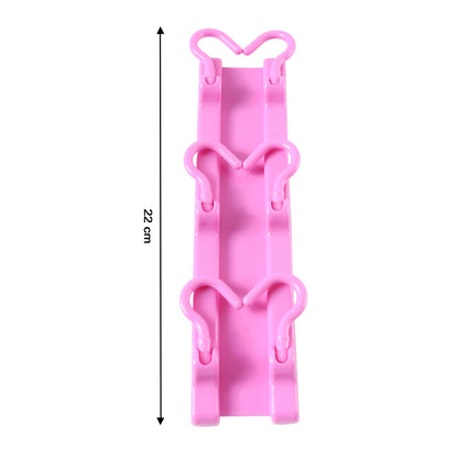 Wukusy multipurpose folding hanger hook organizer with 1 piece, showing a compact, foldable metal hook for versatile storage.