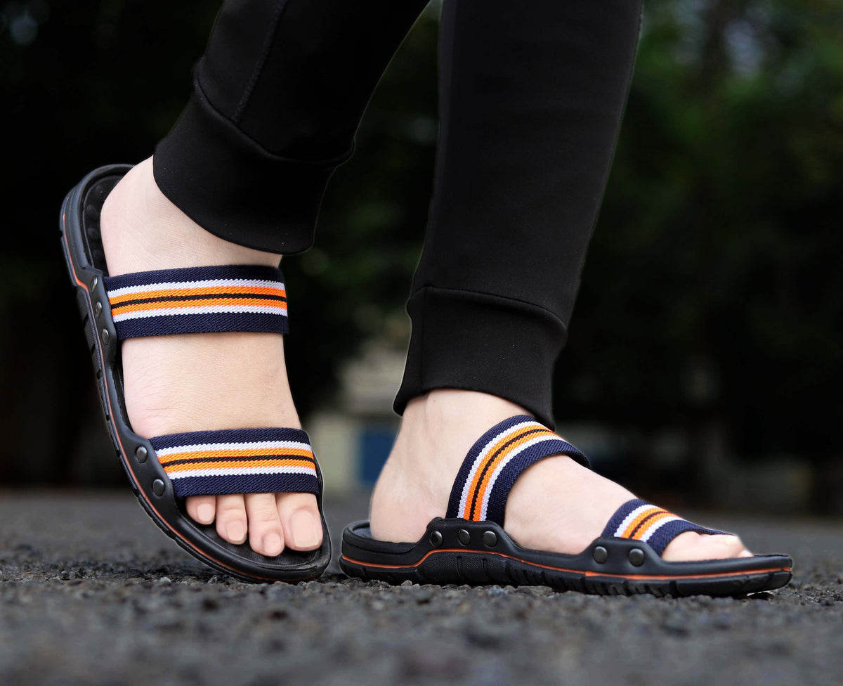 Men's latest design slippers from Drpshippr, featuring a comfortable sports shoe style with modern design elements.