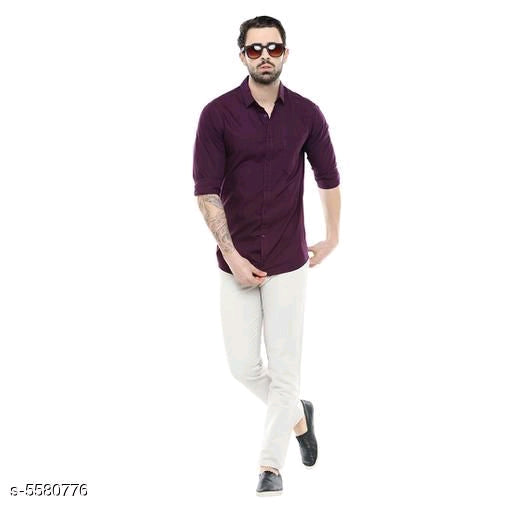 Seasons Elite maroon partywear men's shirt with stylish collar and button details, perfect for festive occasions.